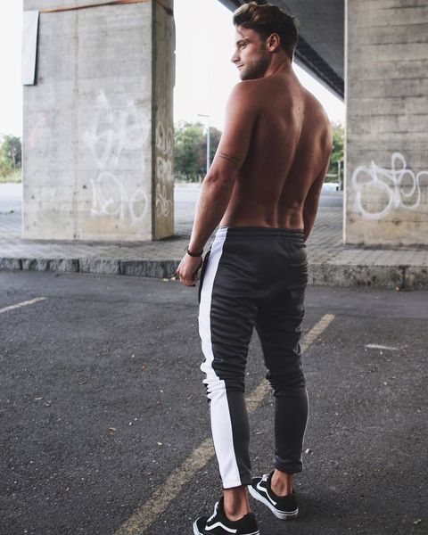 muscle fitness brother men's spring and autumn new style sports casual running exercise pin tiao cotton elastic trousers aliexpr outdoo, Black;green
muscle fitness brother men's spring and autumn new style sports casual running exercise pin tiao cotton elastic trousers aliexpr outdoo, Black;green