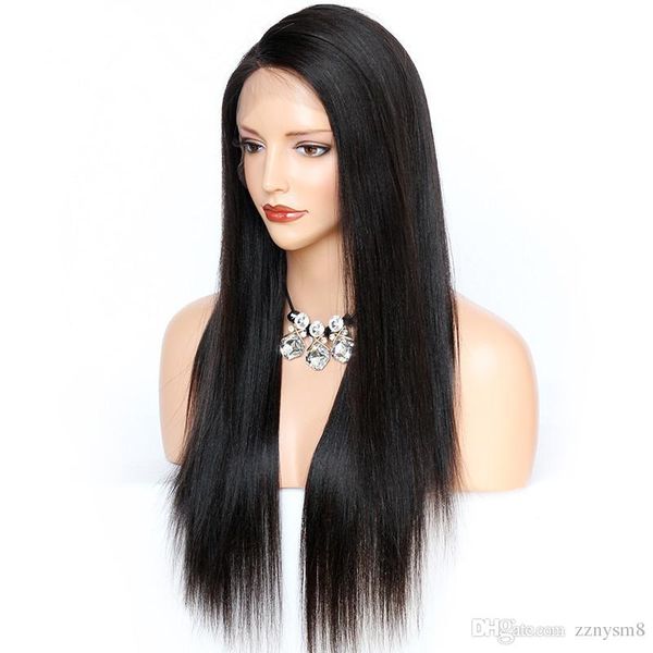 brazilian straight lace front human hair wigs for women remy hair straight wig with baby hair natural hairline, Black
brazilian straight lace front human hair wigs for women remy hair straight wig with baby hair natural hairline, Black