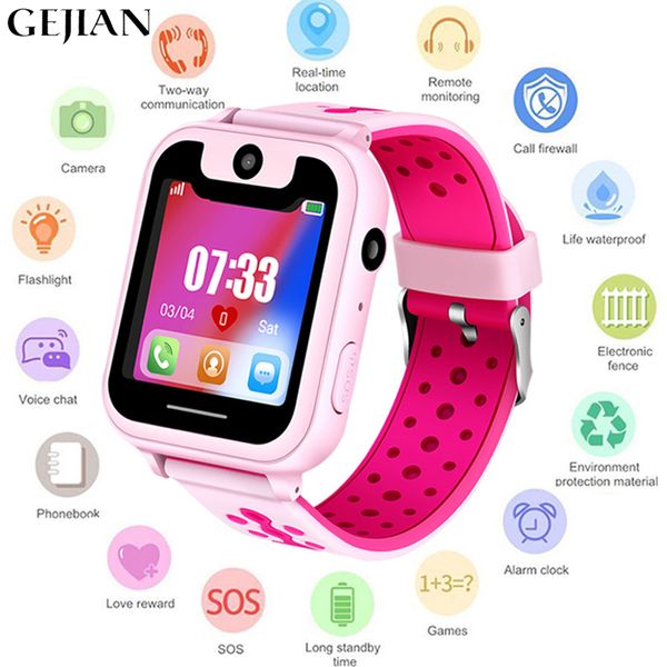 gejian children's watch lbs positioning baby watch child sos call location finder locator tracker anti-lost monitor children, Blue
gejian children's watch lbs positioning baby watch child sos call location finder locator tracker anti-lost monitor children, Blue