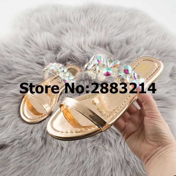 new fashion blingbling handmade crystal women summer slippers flats pvc leather women slides shoes diamond female flip flops, Black
new fashion blingbling handmade crystal women summer slippers flats pvc leather women slides shoes diamond female flip flops, Black