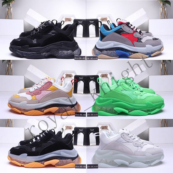 2020 new paris 17fw fashion casual shoes triple-s dad for men's women black vintage old grandpa designer triple s sneakers size 36-45
2020 new paris 17fw fashion casual shoes triple-s dad for men's women black vintage old grandpa designer triple s sneakers size 36-45