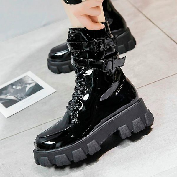 nice new ankle rain boots women autumn oxford platform shoes for woman flat heels female western style bright boot, Black
nice new ankle rain boots women autumn oxford platform shoes for woman flat heels female western style bright boot, Black