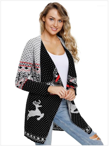 medium long digital printing knitted cardigan fashion winter women sweaters christmas women designer sweaters autumn fashion, White;black
medium long digital printing knitted cardigan fashion winter women sweaters christmas women designer sweaters autumn fashion, White;black