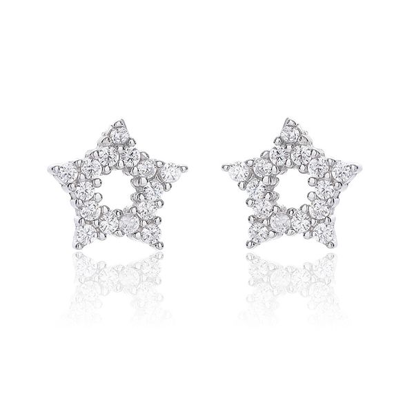 hypoallergenic sterling silver 925 white crystal five-pointed star stud earrings ladies luxury designer jewellery earrings 6-7204
hypoallergenic sterling silver 925 white crystal five-pointed star stud earrings ladies luxury designer jewellery earrings 6-7204