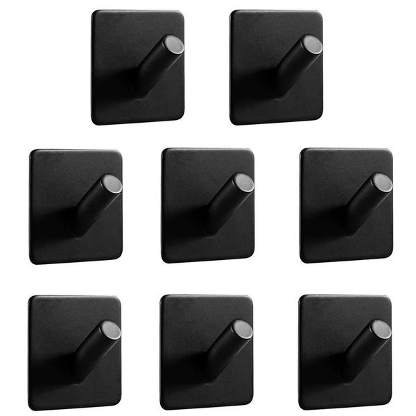 black self-adhesive hook-perforated wall-mounted 604 stainless steel shower hook, kitchen and bathroom accessories set-8 pi
black self-adhesive hook-perforated wall-mounted 604 stainless steel shower hook, kitchen and bathroom accessories set-8 pi