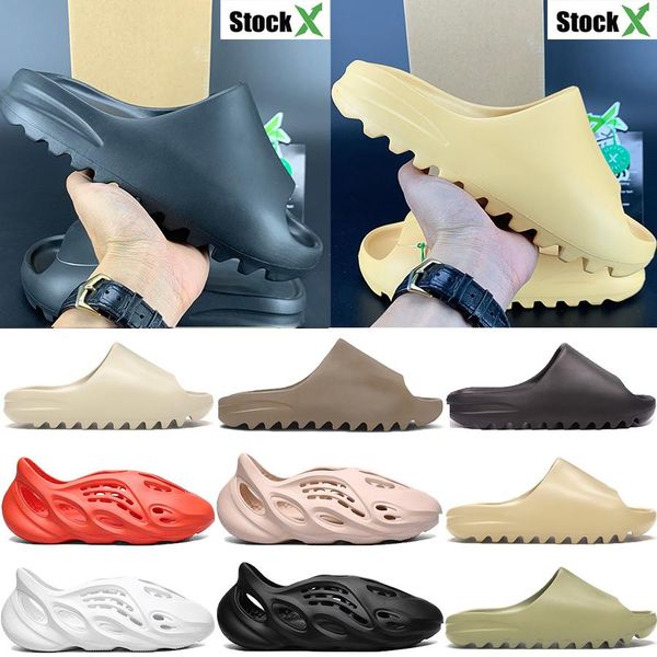 new kanye west foam runner slide sandal slipper shoes men women triple black white bone resin desert sand slides sandals us 5-11
new kanye west foam runner slide sandal slipper shoes men women triple black white bone resin desert sand slides sandals us 5-11