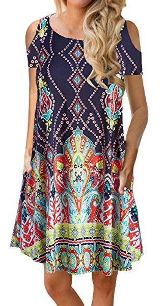 etcyy women's cold shoulder casual sundress t-shirt dress for summer with pockets, Black;gray
etcyy women's cold shoulder casual sundress t-shirt dress for summer with pockets, Black;gray