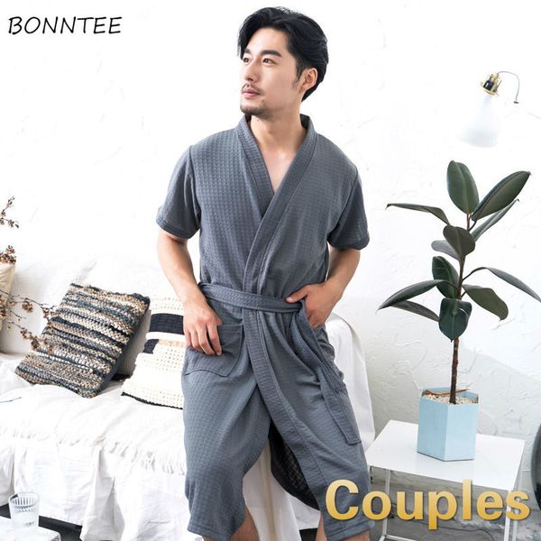 robes men waffle short sleeve leisure chic solid plus size 2xl mens long bathrobes couples quick dry homewear ulzzang loose new, Black;brown
robes men waffle short sleeve leisure chic solid plus size 2xl mens long bathrobes couples quick dry homewear ulzzang loose new, Black;brown