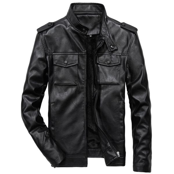 new fashion pu leather for men's fashion multi pocket leather moto jacket coat large size 6xl streetwear sudadera hombre, Black
new fashion pu leather for men's fashion multi pocket leather moto jacket coat large size 6xl streetwear sudadera hombre, Black
