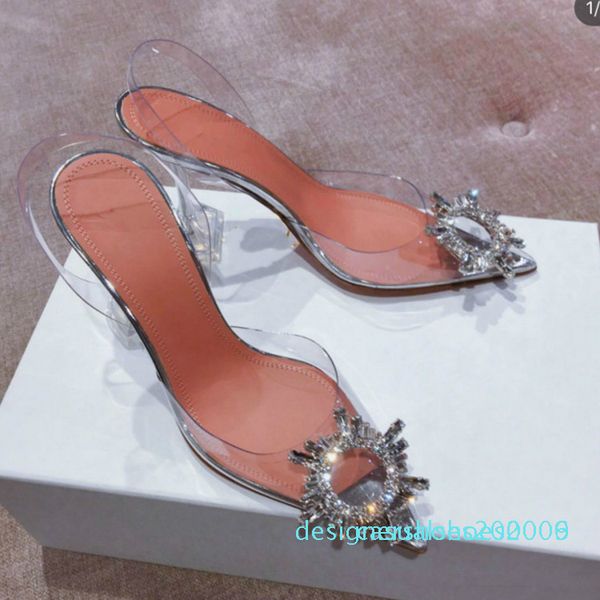 women's transparent sandals with pointed toes xia 2019 new word with water diamond heels d06, Black
women's transparent sandals with pointed toes xia 2019 new word with water diamond heels d06, Black