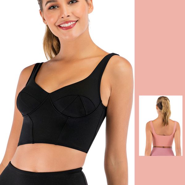gym clothing women sport vest nylon pink black white 3 colors yoga bra fitness jogging running sports leisure underwear 2021, White;black
gym clothing women sport vest nylon pink black white 3 colors yoga bra fitness jogging running sports leisure underwear 2021, White;black