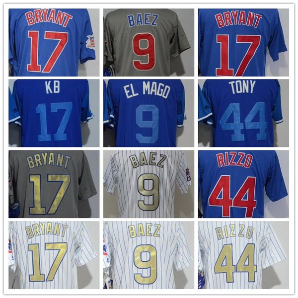 2018 mens jersey 44# 9 baez 17 bryan 17 kb 9 el mago 44 tony baseball jerseys embroidery 100% stitched, Blue;black
2018 mens jersey 44# 9 baez 17 bryan 17 kb 9 el mago 44 tony baseball jerseys embroidery 100% stitched, Blue;black