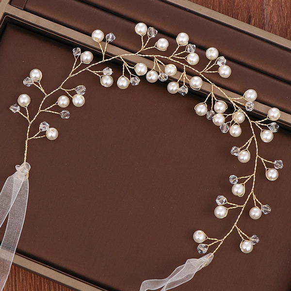 handmade pearl headband wedding hair accessories bride tiara for women gold headband wedding bridal headpiece hair jewelry, Golden;white
handmade pearl headband wedding hair accessories bride tiara for women gold headband wedding bridal headpiece hair jewelry, Golden;white