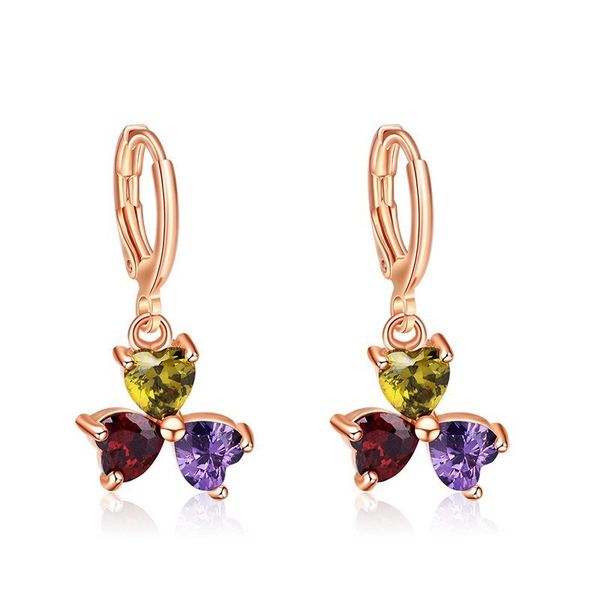 fashion wholesale 5 pairs /lot lady colored love heart cubic zirconia crystal gems rose gold wedding party gift drop earrings, Silver
fashion wholesale 5 pairs /lot lady colored love heart cubic zirconia crystal gems rose gold wedding party gift drop earrings, Silver