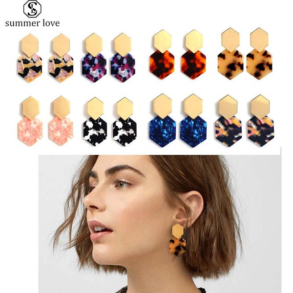 2019 new arrival leopard print acrylic geometric polygon dangle earring for women stainless steel pin earring fashion jewelry gift, Silver
2019 new arrival leopard print acrylic geometric polygon dangle earring for women stainless steel pin earring fashion jewelry gift, Silver