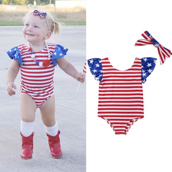 2018 new summer baby girls star striped bodysuits kids girl casual sunsuit toddler one-pieces jumpsuit headband outfits set, Blue
2018 new summer baby girls star striped bodysuits kids girl casual sunsuit toddler one-pieces jumpsuit headband outfits set, Blue