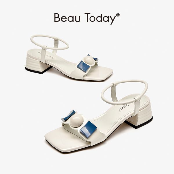 beautoday sandals women patent leather bead decoration ankle wrap square toe summer pumps ladies med heel shoes handmade 31157, Black
beautoday sandals women patent leather bead decoration ankle wrap square toe summer pumps ladies med heel shoes handmade 31157, Black