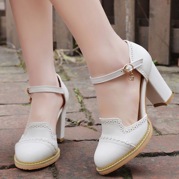 2019 sweet large size 34-43 ankle-strap high heels pumps summer shoes woman party shoes women sandals, Black
2019 sweet large size 34-43 ankle-strap high heels pumps summer shoes woman party shoes women sandals, Black
