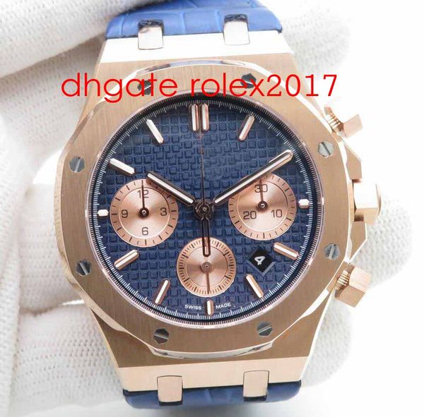 mens limited edition asia 7750 valjoux automatic movement royal oak chronograph 26331st 41mm blue/rose checkered dial 18k wristwatches, Slivery;brown
mens limited edition asia 7750 valjoux automatic movement royal oak chronograph 26331st 41mm blue/rose checkered dial 18k wristwatches, Slivery;brown