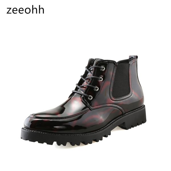 zeeohh 2018 new spring fashion oxford business men shoes leather autumn soft casual high lace up men's shoes, Black
zeeohh 2018 new spring fashion oxford business men shoes leather autumn soft casual high lace up men's shoes, Black
