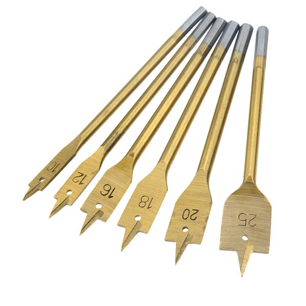 6pcs spade drill bit high-carbon steel spade paddle bits woodworking flat drilling boring tools 10-25mm
6pcs spade drill bit high-carbon steel spade paddle bits woodworking flat drilling boring tools 10-25mm