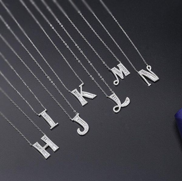 925 sterling silver necklace for women letter pendant girls shiny diamonds trendy glamour fashion
925 sterling silver necklace for women letter pendant girls shiny diamonds trendy glamour fashion