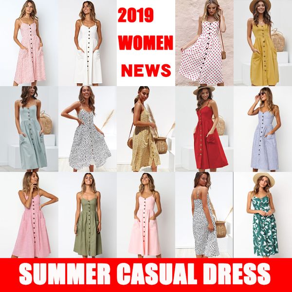 women summer dress 2019 straps bohemian floral tunic beach dress sundress pocket red dresses female, Black;gray
women summer dress 2019 straps bohemian floral tunic beach dress sundress pocket red dresses female, Black;gray