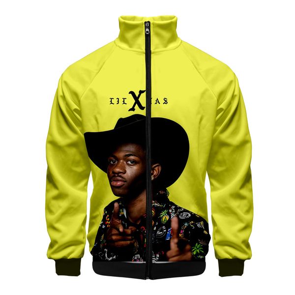 3d lil nas x printed stand collar zipper jacket women/men long sleeve jacket 2019 casual streetwear clothes plus size, Black;brown
3d lil nas x printed stand collar zipper jacket women/men long sleeve jacket 2019 casual streetwear clothes plus size, Black;brown