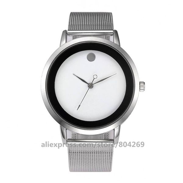 men silver women watches quartz wrist watch mesh men business dress clock 8980, Slivery;brown
men silver women watches quartz wrist watch mesh men business dress clock 8980, Slivery;brown