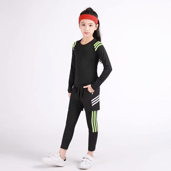 yd-fu new kids sports suit baby girls set quick dry running yoga gym kids sports clothing kit, Black;blue
yd-fu new kids sports suit baby girls set quick dry running yoga gym kids sports clothing kit, Black;blue