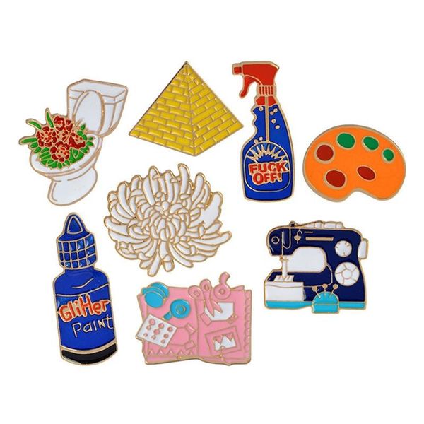 funny toilet flower sewing machine palette pyramid paint hand tools brooch button pin denim jacket enamel badge gift jewelry noyvc, Black
funny toilet flower sewing machine palette pyramid paint hand tools brooch button pin denim jacket enamel badge gift jewelry noyvc, Black