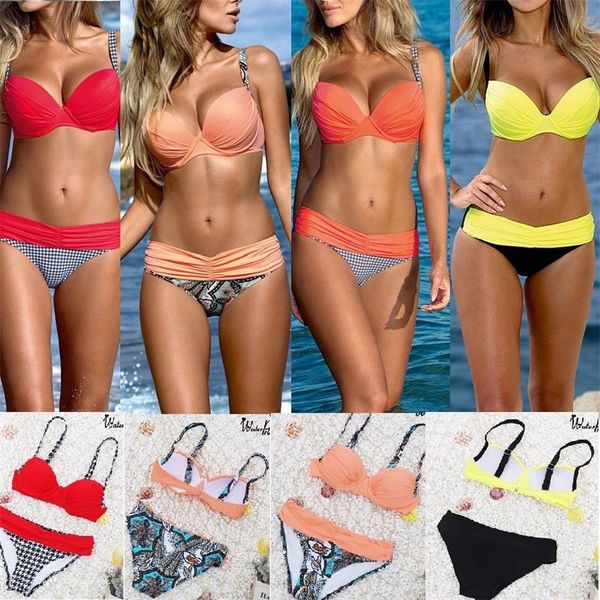 bikini set 2019 summer swimwear biquini women beach swimsuit bathing suit push up brazilian bikini maillot de bain bikini, White;black