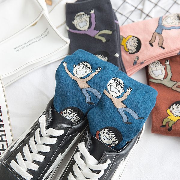 fashion christmas stocking funny cartoon pattern ladies japanese college style personality autumn and winter cotton stocking, Black;white
fashion christmas stocking funny cartoon pattern ladies japanese college style personality autumn and winter cotton stocking, Black;white