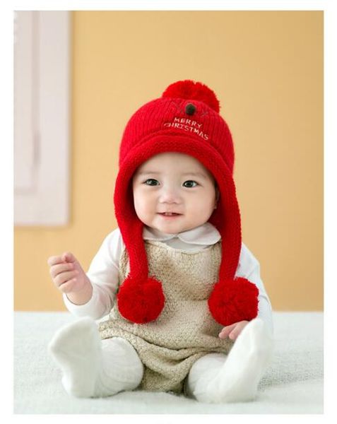 winter hat baby hat cap christmas deer baby plus velvet wool cap hairball ear protection tab girl and boy hats, Blue;gray
winter hat baby hat cap christmas deer baby plus velvet wool cap hairball ear protection tab girl and boy hats, Blue;gray