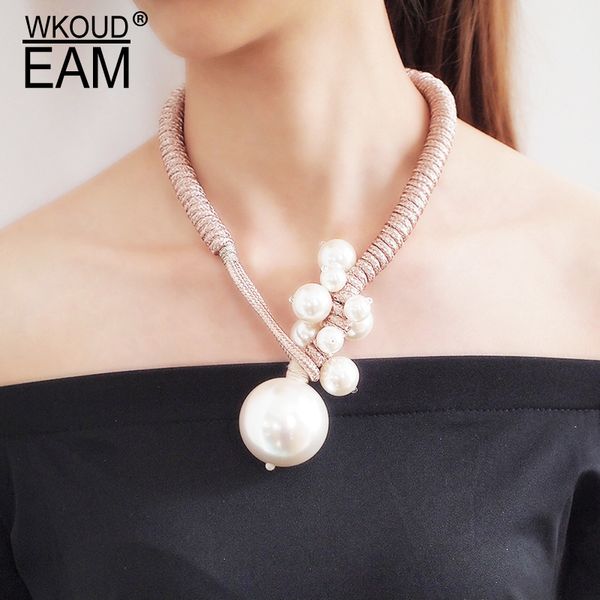 wkoud eam 2020 new imtation pearl pendant necklace for women hyperbole personality choker female wedding jewelry tide pf092, Silver
wkoud eam 2020 new imtation pearl pendant necklace for women hyperbole personality choker female wedding jewelry tide pf092, Silver
