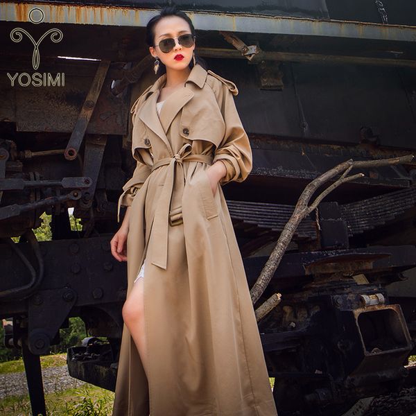 women coat autumn winter maxi women long trench coat belt turn-down collar full sleeve skirt stlye large size khaki windbreaker, Tan;black
women coat autumn winter maxi women long trench coat belt turn-down collar full sleeve skirt stlye large size khaki windbreaker, Tan;black
