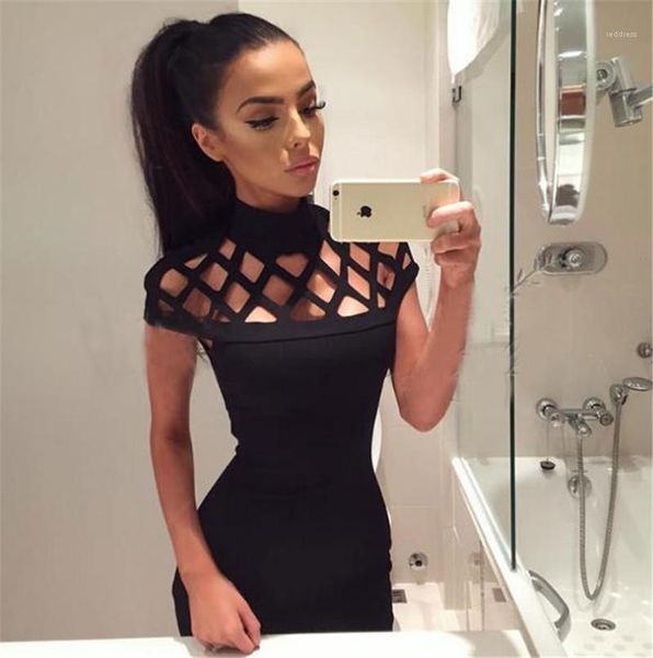 neck dresses fashion slim pure color short sleeve mini dresses club party bodycon dresses hollow out high, Black;gray
neck dresses fashion slim pure color short sleeve mini dresses club party bodycon dresses hollow out high, Black;gray