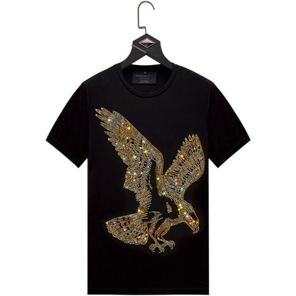 england style tshirt man diamond short sleeve t-shirt men's fashion 2020 summer rhinestone eagle bottom t-shirts plus size 6xl w523, White;black
england style tshirt man diamond short sleeve t-shirt men's fashion 2020 summer rhinestone eagle bottom t-shirts plus size 6xl w523, White;black