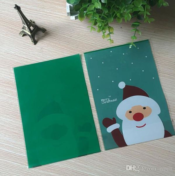 100 pack food packaging plastic santa bag merry christmas gift package candy bag baking bag 12x20cm
100 pack food packaging plastic santa bag merry christmas gift package candy bag baking bag 12x20cm