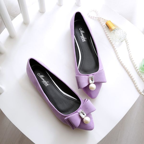 35~43 plus size women crystal flat shoes spring ladies slip on loafers rhinestone bow pointed toe suede leather single shoes, Black
35~43 plus size women crystal flat shoes spring ladies slip on loafers rhinestone bow pointed toe suede leather single shoes, Black