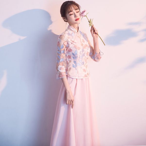 vintage mandarin collar qipao chinese style wedding dress toast clothing mini gown marriage cheongsam qipao vestidos s-4xl, Red
vintage mandarin collar qipao chinese style wedding dress toast clothing mini gown marriage cheongsam qipao vestidos s-4xl, Red
