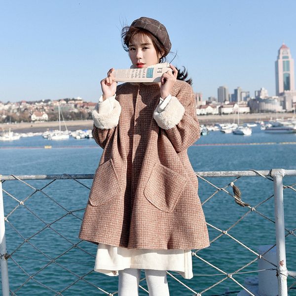 lamswol jas jas women new herf winter loose wool upper clothing elegant long mouwen plate wool coat female ym1030, Black
lamswol jas jas women new herf winter loose wool upper clothing elegant long mouwen plate wool coat female ym1030, Black