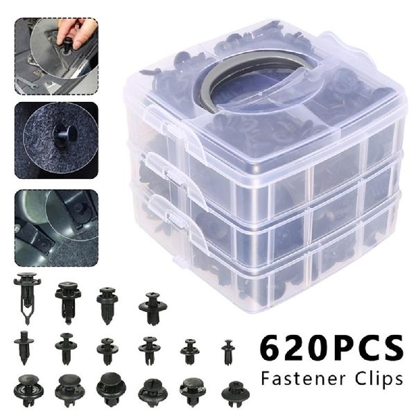 620 pcs/set mixed car fasteners door trim panel interior accessories fastener clips 16 kinds auto bumper rivet retainer
620 pcs/set mixed car fasteners door trim panel interior accessories fastener clips 16 kinds auto bumper rivet retainer