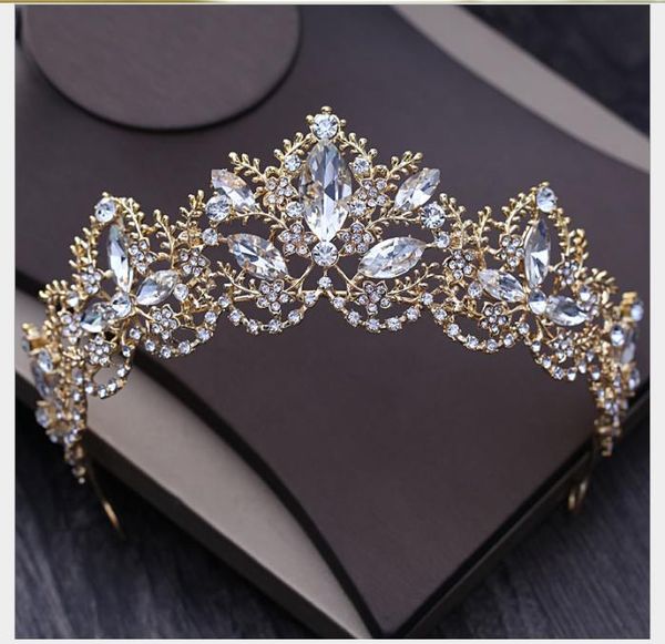 alloy crown hairdress baroque wedding dress headdress accessories, Slivery;golden
alloy crown hairdress baroque wedding dress headdress accessories, Slivery;golden
