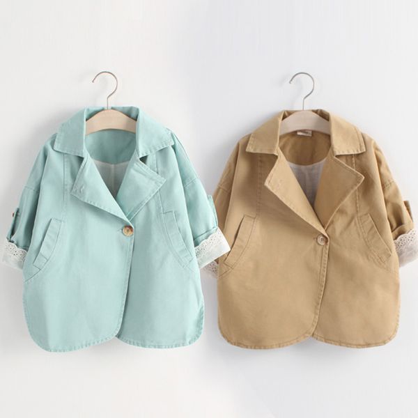 little girls coats windbreaker outerwear overcoat roupas da menina girls long trench coat autumn, Blue;gray
little girls coats windbreaker outerwear overcoat roupas da menina girls long trench coat autumn, Blue;gray