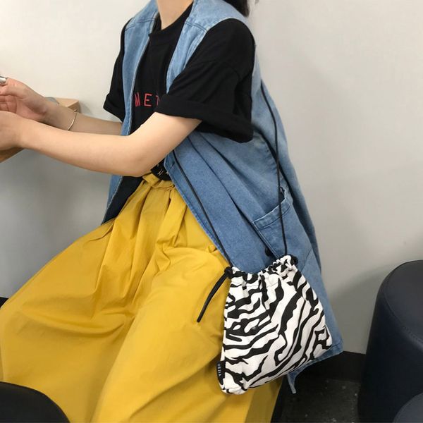 fashion zebra stripe mini drawstring bags crossbody shoulder bag streetwear shopping beach vacation lolita girl women small 2019
fashion zebra stripe mini drawstring bags crossbody shoulder bag streetwear shopping beach vacation lolita girl women small 2019