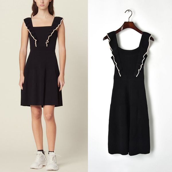 2019 direct selling real vadim women dress vestidos mujer woman dress sweet suspender temperament knit wood ear robe femme, Black;pink
2019 direct selling real vadim women dress vestidos mujer woman dress sweet suspender temperament knit wood ear robe femme, Black;pink
