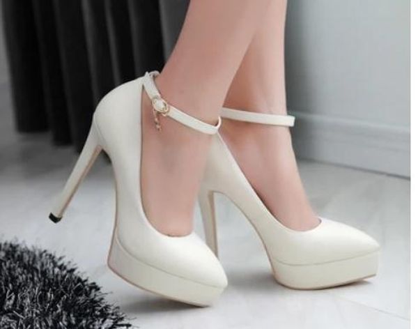 women's shoes in spring and autumn high fine heel pointed end waterproof table@183, Black
women's shoes in spring and autumn high fine heel pointed end waterproof table@183, Black