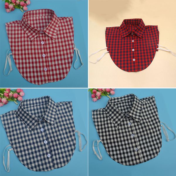 shirt fake collar for women vintage detachable false collar literary grid shirt fake clothes accessories, Black;gray
shirt fake collar for women vintage detachable false collar literary grid shirt fake clothes accessories, Black;gray