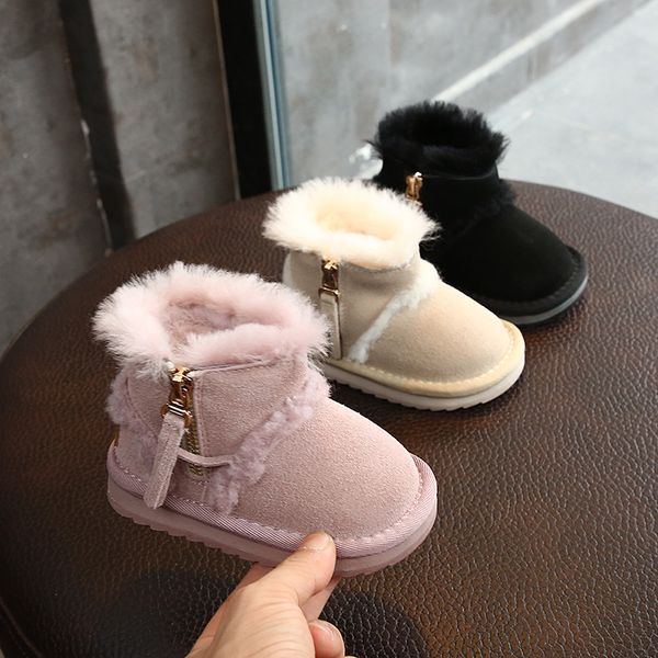 winter children's genuine leather snow boots princess boots baby warm cotton children's shoes
winter children's genuine leather snow boots princess boots baby warm cotton children's shoes
